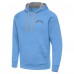 Los Angeles Chargers Antigua Powder Blue Brushed Carbon Victory Pullover Hoodie