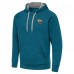 Jacksonville Jaguars Antigua Teal Brushed Carbon Victory Pullover Hoodie