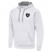 Las Vegas Raiders Antigua White Brushed Carbon Victory Pullover Hoodie