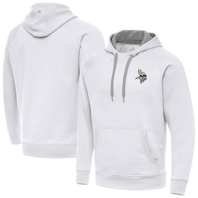 Толстовка Minnesota Vikings Antigua Brushed Carbon Victory - White