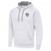 Los Angeles Rams Antigua Brushed Carbon Victory Pullover Hoodie - White
