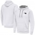 New England Patriots Antigua White Brushed Carbon Victory Pullover Hoodie