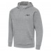 New York Jets Antigua Heather Gray Brushed Carbon Victory Pullover Hoodie