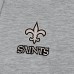 Толстовка New Orleans Saints Antigua Heather Gray Brushed Carbon Victory