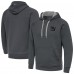 New York Giants Antigua Charcoal Brushed Carbon Victory Pullover Hoodie