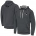 New England Patriots Antigua Charcoal Brushed Carbon Victory Pullover Hoodie