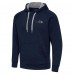 Seattle Seahawks Antigua College Navy Brushed Carbon Victory Pullover Hoodie