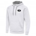 San Francisco 49ers Antigua White Brushed Carbon Victory Pullover Hoodie