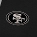 San Francisco 49ers Antigua Black Brushed Carbon Victory Pullover Hoodie