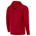 San Francisco 49ers Antigua Scarlet Brushed Carbon Victory Pullover Hoodie