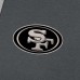 San Francisco 49ers Antigua Charcoal Brushed Carbon Victory Pullover Hoodie
