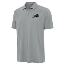 Поло Buffalo Bills Antigua Gray Western Поло Buffalo Bills Antigua Gray Western