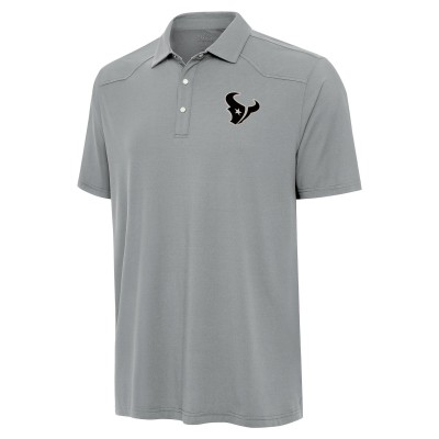 Houston Texans Antigua Gray Western Polo