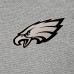 Кофта на короткой молнии Philadelphia Eagles Antigua Subtle - Heather Gray