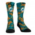 Miami Dolphins Rock Em Socks Aqua Team Armor Underwear and Crew Socks Combo Pack