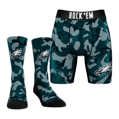 Трусы и носки Philadelphia Eagles Rock Em Socks Team Armor - Midnight Green