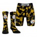Носки и трусы Pittsburgh Steelers Rock Em Socks Team Armor Underwear and Crew - Black