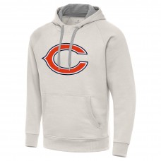 Толстовка Chicago Bears Antigua Cream Victory Raglan