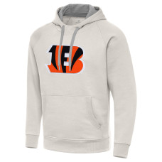 Толстовка Cincinnati Bengals Antigua Cream Victory Raglan Толстовка Cincinnati Bengals Antigua Cream Victory Raglan
