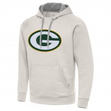 Толстовка Green Bay Packers Antigua Cream Victory Raglan