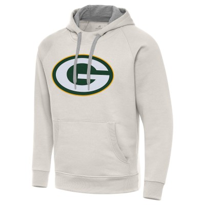 Толстовка Green Bay Packers Antigua Cream Victory Raglan
