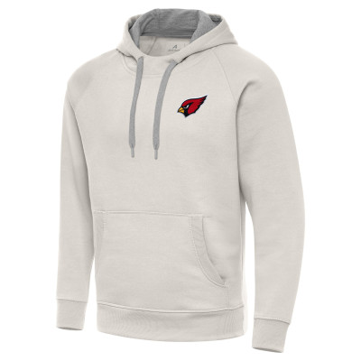 Толстовка Arizona Cardinals Antigua Cream Victory Raglan
