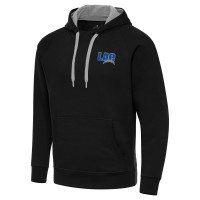 Los Angeles Chargers Antigua Black Victory Pullover Hoodie