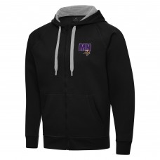 Толстовка на молнии Mens  Minnesota Vikings Antigua Victory - Black