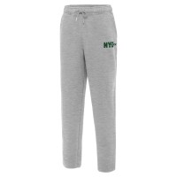 New York Jets Antigua Heather Gray Victory Sweatpants