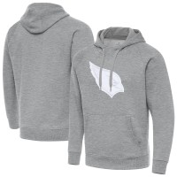 Arizona Cardinals Antigua Heather Gray Victory Pullover Hoodie