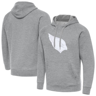 Arizona Cardinals Antigua Heather Gray Victory Pullover Hoodie