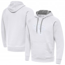 Jacksonville Jaguars Antigua White Victory Pullover Hoodie