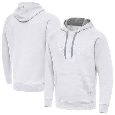 Jacksonville Jaguars Antigua White Victory Pullover Hoodie