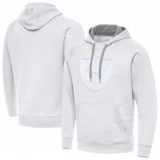 Las Vegas Raiders Antigua White Victory Pullover Hoodie