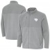 Jacksonville Jaguars Antigua Gray Daily Fused Full-Zip Jacket