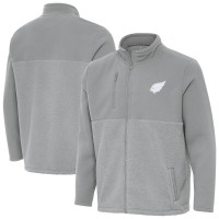 Arizona Cardinals Antigua Gray Daily Fused Full-Zip Jacket