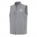 Indianapolis Colts Antigua Gray Demand Full-Zip Vest