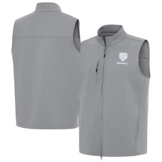Жилетка Chicago Bears Antigua Gray Demand Full-Zip Жилетка Chicago Bears Antigua Gray Demand Full-Zip