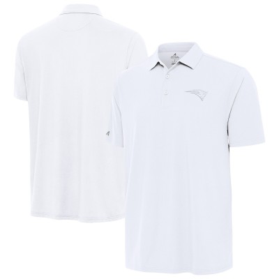 New England Patriots Antigua White Era Polo