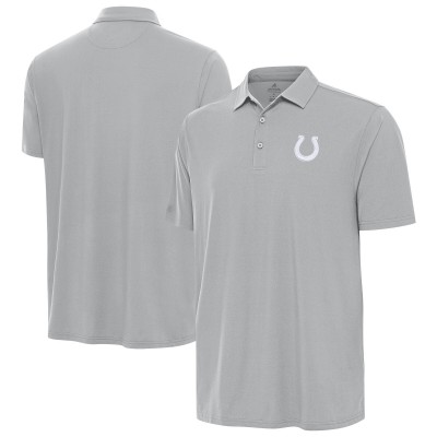 Indianapolis Colts Antigua Gray Era Polo