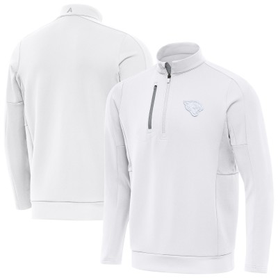 Jacksonville Jaguars Antigua White Generation Quarter-Zip Jacket