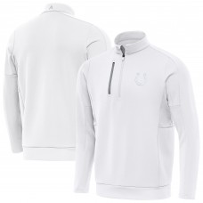 Indianapolis Colts Antigua White Generation Quarter-Zip Jacket