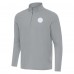 Кофта на короткой молнии Pittsburgh Steelers Mens Antigua Intent - Gray