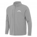 Los Angeles Chargers Antigua Gray Regard Full-Zip Jacket