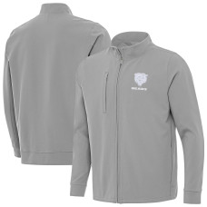 Куртка Chicago Bears Antigua Gray Regard Full-Zip Куртка Chicago Bears Antigua Gray Regard Full-Zip