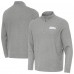 Seattle Seahawks Antigua Heather Gray Subtle Quarter-Zip Jacket Seattle Seahawks Antigua Heather Gray Subtle Quarter-Zip Jacket