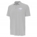 Carolina Panthers Antigua Gray Twine Polo
