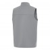 Las Vegas Raiders Antigua Gray Demand Full-Zip Vest