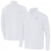 Green Bay Packers Antigua White Intent Quarter-Zip Top