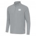 Cincinnati Bengals Antigua Gray Intent Quarter-Zip Top